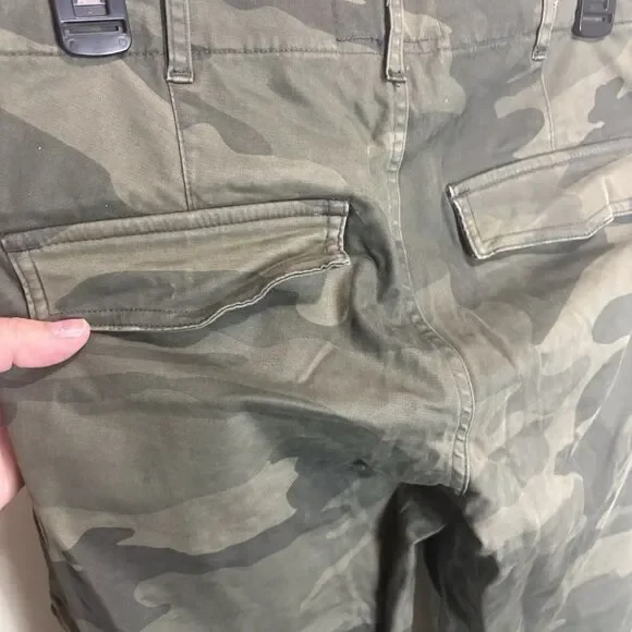 Abercrombie & Fitch Men's Langdon Slim Fit Stretch Cargo Pants Camouflage 26x30 - Picture 6 of 7